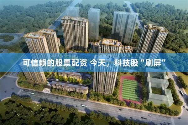 可信赖的股票配资 今天，科技股“刷屏”
