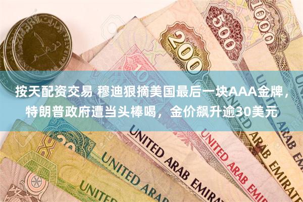 按天配资交易 穆迪狠摘美国最后一块AAA金牌，特朗普政府遭当头棒喝，金价飙升逾30美元
